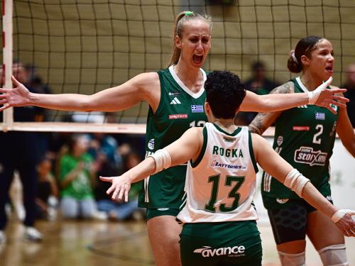 Παναθηναϊκός: Θρίαμβος και τίτλος στη Volley League Γυναικών