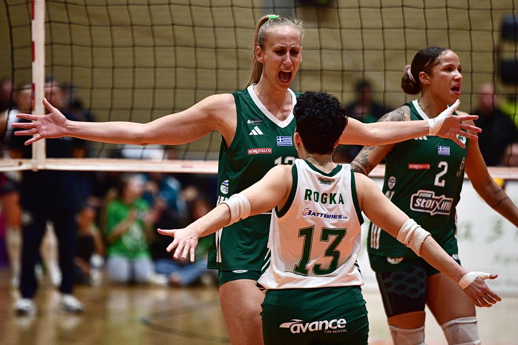 Παναθηναϊκός: Θρίαμβος και τίτλος στη Volley League Γυναικών