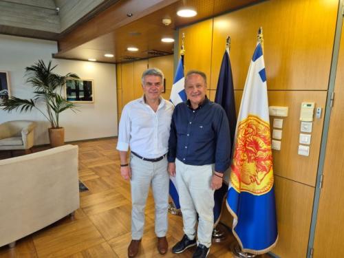 Επίσκεψη του Δήμαρχου Νέας Ιωνίας Παναγιώτη Μανούρη στο Δήμο Θεσσαλονίκης