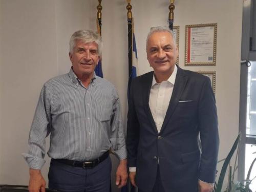 Συνάντηση του Δημάρχου Κρωπίας με τον ευρωβουλευτή Μανώλη Κεφαλογιάννη