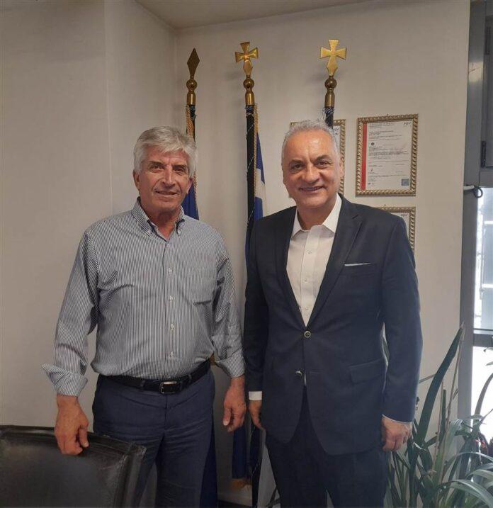 Συνάντηση του Δημάρχου Κρωπίας με τον ευρωβουλευτή Μανώλη Κεφαλογιάννη