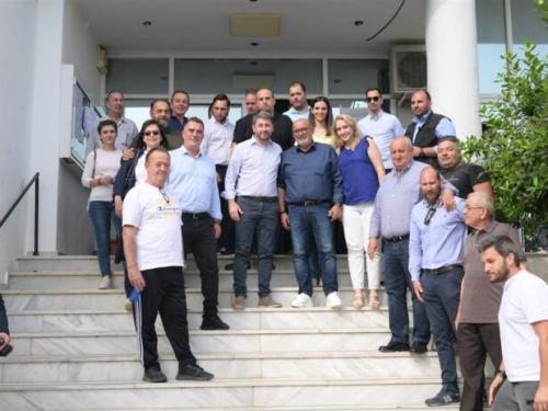 Συνάντηση Νίκου Ανδρουλάκη με την Επιτροπή Πλημμυροπαθών Φαρκαδόνας